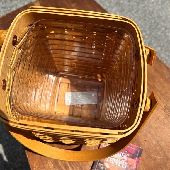 2002 Longaberger Tiny Tote Basket - Picture 3 of 4